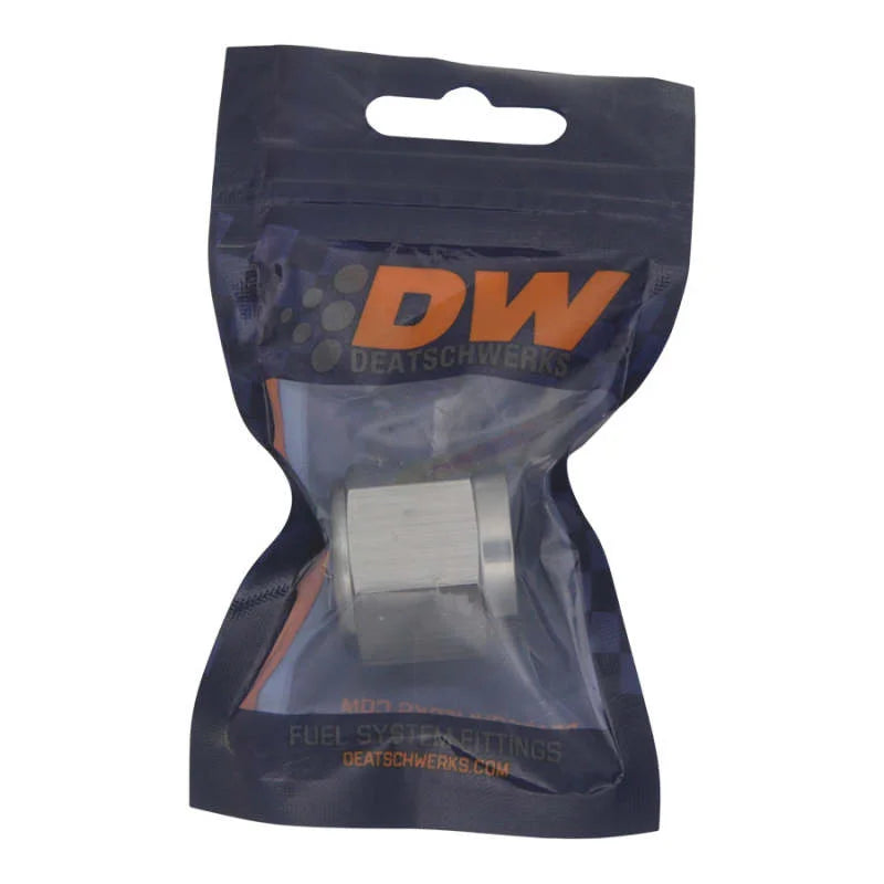 DeatschWerks 8AN Female Flare Cap - Back View