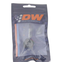 Load image into Gallery viewer, DeatschWerks 8AN Female Flare Cap - Anodized Matte Black - Side View