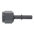 Load image into Gallery viewer, DeatschWerks 8AN Female Flare Swivel to 5/16in Male EFI Quick Disconnect - Anodized Matte Black - Main Product View