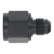 Load image into Gallery viewer, DeatschWerks 8AN Female Flare to 6AN Male Flare Reducer - Anodized Matte Black - Main Product View