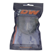 Load image into Gallery viewer, DeatschWerks 8AN Female Swivel 180-Degree Hose End CPE - Anodized Matte Black - Side View