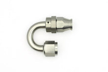 Load image into Gallery viewer, DeatschWerks 8AN Female Swivel 180-Degree Hose End PTFE (Incl. 1 Olive Insert) - Side View