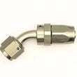 Load image into Gallery viewer, DeatschWerks 8AN Female Swivel 45-Degree Hose End CPE - Installation View