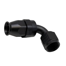 Load image into Gallery viewer, DeatschWerks 8AN Female Swivel 90-Degree Hose End PTFE (Incl 1 Olive Insert) - Anodized Matte Black - Main Product View