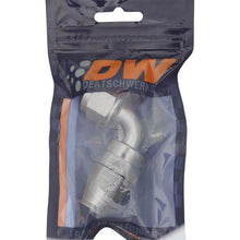 Load image into Gallery viewer, DeatschWerks 8AN Female Swivel 90-Degree Hose End PTFE (Incl. 1 Olive Insert) - Detail View