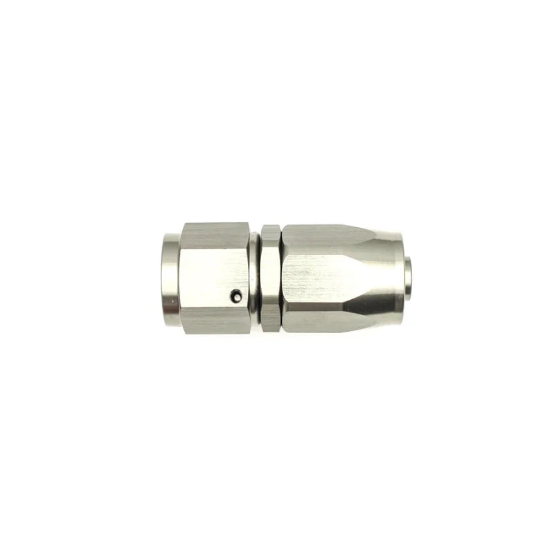DeatschWerks 8AN Female Swivel Straight Hose End CPE - Installation View