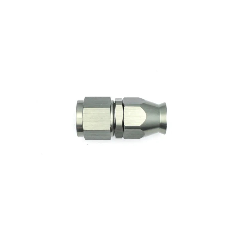 DeatschWerks 8AN Female Swivel Straight Hose End PTFE (Incl. 1 Olive Insert) - Side View