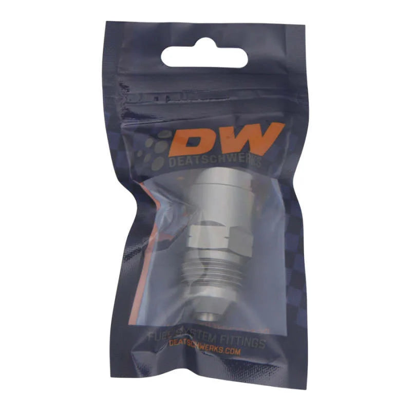 DeatschWerks 8AN Male 5/16IN Female EFI Quick Connect Adapter - Back View