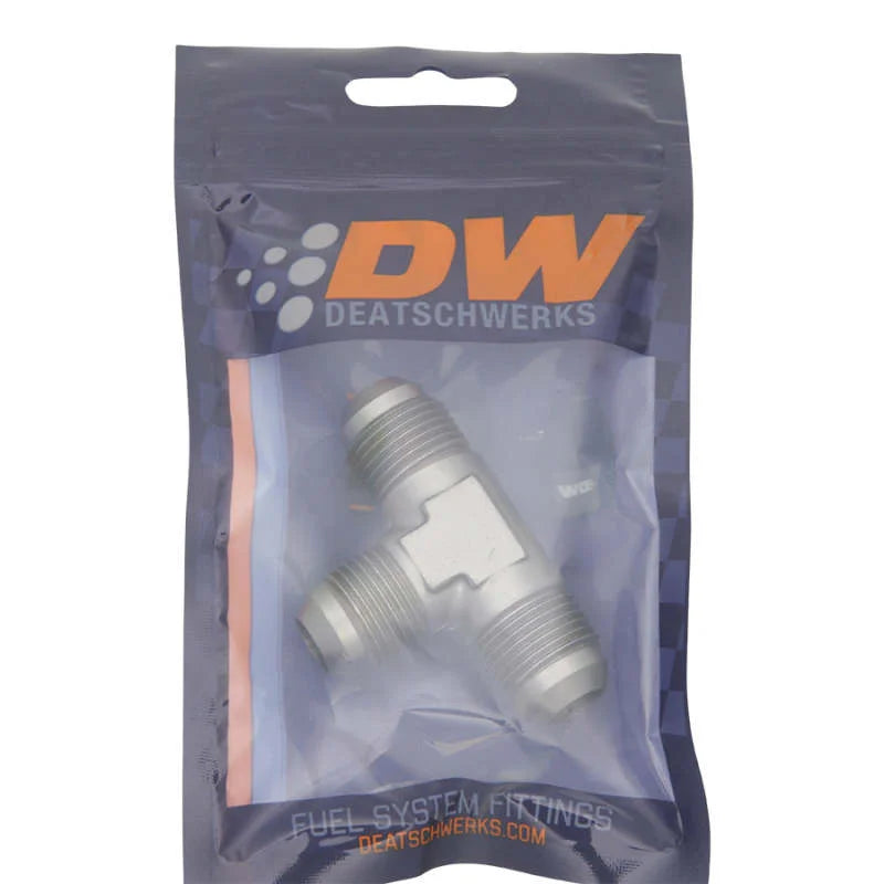 DeatschWerks 8AN Male Flare + 8AN Male Flare To 8AN Male Flare Tee Fitting - Additional View 6