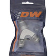Load image into Gallery viewer, DeatschWerks 8AN Male Flare + 8AN Male Flare to 10AN Male Flare Y Block Fitting - Back View