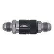 Load image into Gallery viewer, DeatschWerks 8AN Male Flare Quick Disconnect Dry Break Fitting - 2 Pieces Anodized Matte Black - Main Product View