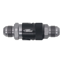 Load image into Gallery viewer, DeatschWerks 8AN Male Flare Quick Disconnect Dry Break Fitting - 2 Pieces Anodized Matte Black - Main Product View