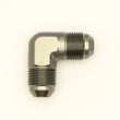 Load image into Gallery viewer, DeatschWerks 8AN Male Flare To 8AN Male Flare 90-Degree Coupler Fitting - Side View