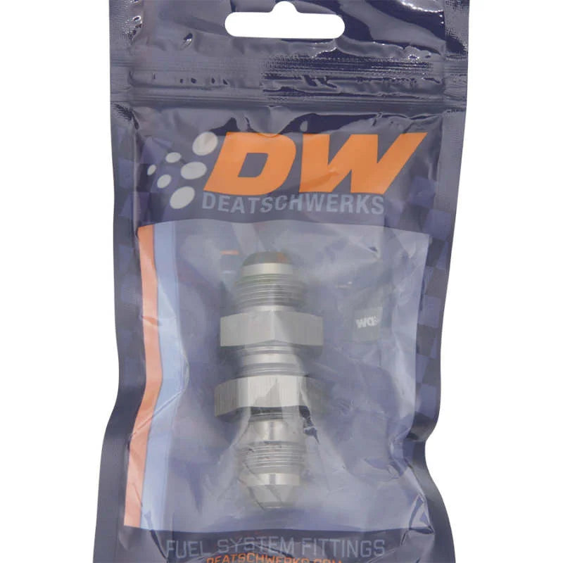 DeatschWerks 8AN Male Flare To 8AN Male Flare Bulkhead Adapter (Incl. Nut) - Additional View 6