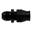 Load image into Gallery viewer, DeatschWerks 8AN Male Flare to 1/2in Hardline Compression Adapter - Anodized Matte Black - Main Product View