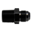 Load image into Gallery viewer, DeatschWerks 8AN Male Flare to 1/2in Male NPT Adapter - Anodized Matte Black - Main Product View