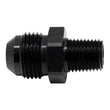 Load image into Gallery viewer, DeatschWerks 8AN Male Flare to 1/4in Male NPT Adapter - Anodized Matte Black - Main Product View