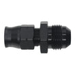 Load image into Gallery viewer, DeatschWerks 8AN Male Flare to 3/8in Hardline Compression Adapter - Anodized Matte Black - Main Product View