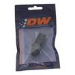 Load image into Gallery viewer, DeatschWerks 8AN Male Flare to 3/8in Hardline Compression Adapter - Anodized Matte Black - Side View