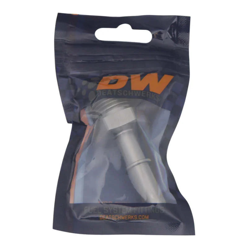 DeatschWerks 8AN Male Flare to 3/8in Male EFI Quick Connect Adapter - Back View