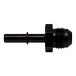 Load image into Gallery viewer, DeatschWerks 8AN Male Flare to 5/16in Male EFI Quick Connect Adapter - Anodized Matte Black - Main Product View