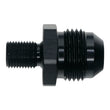 Load image into Gallery viewer, DeatschWerks 8AN Male Flare to M10 X 1.0 Male Metric - Anodized Matte Black - Main Product View