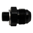 Load image into Gallery viewer, DeatschWerks 8AN Male Flare to M12 X 1.5 Male Metric Adapter (Incl Washer) - Anodized Matte Black - Main Product View