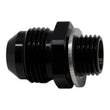 Load image into Gallery viewer, DeatschWerks 8AN Male Flare to M14 X 1.5 Male Metric Adapter (Incl Washer) - Anodized Matte Black - Main Product View