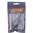 Load image into Gallery viewer, DeatschWerks 8AN Male Flare to Straight 3/8in Single Hose Barb - Anodized Matte Black - Side View