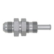 Load image into Gallery viewer, DeatschWerks 8AN Male Flare to Straight 5/16in Single Hose Barb - Anodized DW Titanium - Main Product View