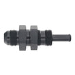 Load image into Gallery viewer, DeatschWerks 8AN Male Flare to Straight 5/16in Single Hose Barb - Anodized Matte Black - Main Product View