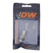 Load image into Gallery viewer, DeatschWerks 8AN Male Flare to Toyota Module Quick Connect - Anodized DW Titanium - Side View