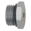 Load image into Gallery viewer, DeatschWerks 8AN ORB Male Plug Fitting with 1/8in NPT Gauge Port - Anodized DW Titanium - Main Product View