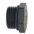 Load image into Gallery viewer, DeatschWerks 8AN ORB Male Plug Fitting with 1/8in NPT Gauge Port - Anodized Matte Black - Main Product View