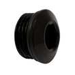 Load image into Gallery viewer, DeatschWerks 8AN ORB Male Plug Low Profile Internal Allen/Hex (Incl O-Ring) Anodized Matte Black - Main Product View