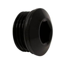 Load image into Gallery viewer, DeatschWerks 8AN ORB Male Plug Low Profile Internal Allen/Hex (Incl O-Ring) Anodized Matte Black - Main Product View
