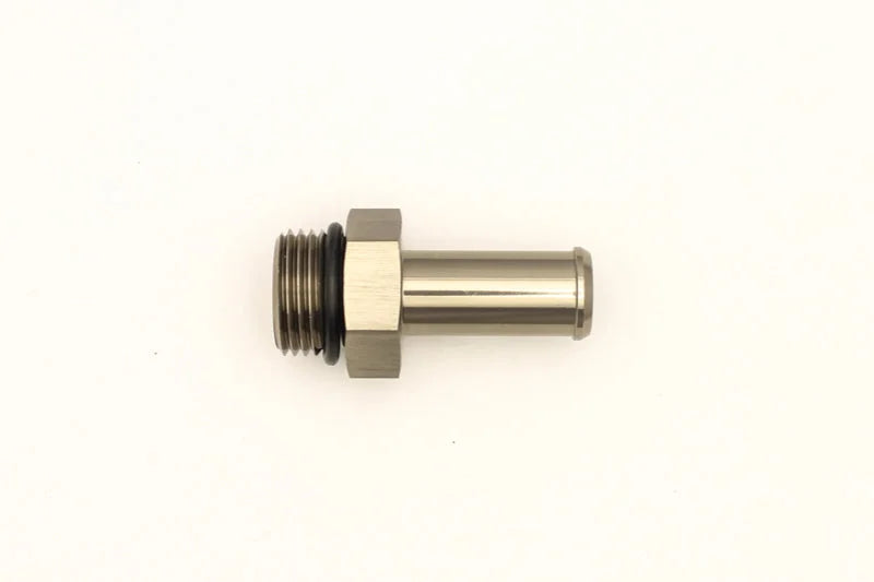 DeatschWerks 8AN ORB Male To 1/2in Barb Fitting (Single Barb - Incl O-Ring) - Main Product View