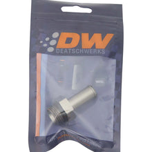 Load image into Gallery viewer, DeatschWerks 8AN ORB Male To 1/2in Barb Fitting (Single Barb - Incl O-Ring) - Back View