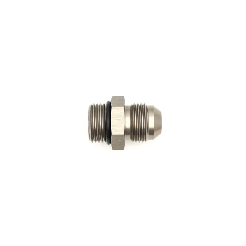 DeatschWerks 8AN ORB Male To 8AN Male Adapter (Incl O-Ring) - Side View