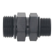 Load image into Gallery viewer, DeatschWerks 8AN ORB Male to 10AN ORB Male Swivel Adapter - Anodized Matte Black - Main Product View