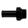Load image into Gallery viewer, DeatschWerks 8AN ORB Male to 1/2in Male Barb Fitting (Incl O-Ring) - Anodized Matte Black - Main Product View