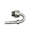 Load image into Gallery viewer, DeatschWerks 8AN ORB Male to 3/8IN Male EFI Quick Connect Adapter 180 Deg. - Main Product View