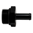 Load image into Gallery viewer, DeatschWerks 8AN ORB Male to 5/16in Male Barb Fitting (Incl O-Ring) - Anodized Matte Black - Main Product View