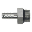 Load image into Gallery viewer, DeatschWerks 8AN ORB Male to 5/16in Male Triple Barb Fitting (Incl O-Ring) - Anodized DW Titanium - Main Product View