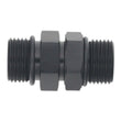 Load image into Gallery viewer, DeatschWerks 8AN ORB Male to 8AN ORB Male Swivel Adapter - Anodized Matte Black - Main Product View
