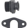 Load image into Gallery viewer, DeatschWerks 8AN ORB to Polaris RZR Turbo OE Regulator Adapter - Anodized Matte Black - Main Product View
