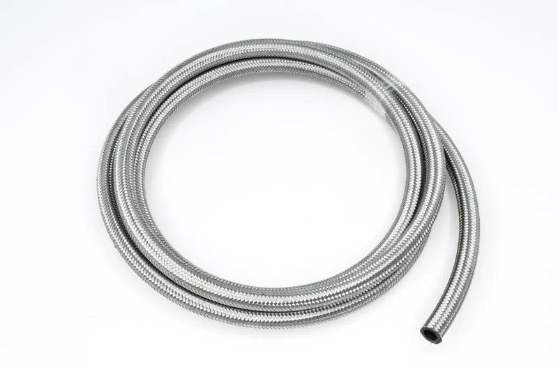DeatschWerks 8AN SS Double Braided CPE Hose 10 Feet - Installation View