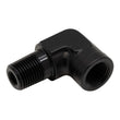 Load image into Gallery viewer, DeatschWerks 90-Degree 1/8in NPT Male to Female 1/8in NPT - Anodized Matte Black - Main Product View