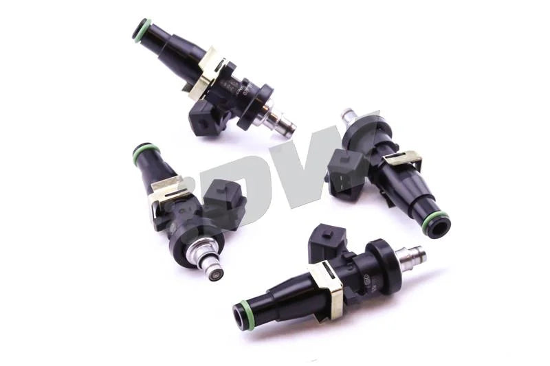 DeatschWerks 92-00 Honda Civic B/D/H / 91-01 Integra B/D/H Bosch EV14 1500cc Injectors (Set of 4) - Back View