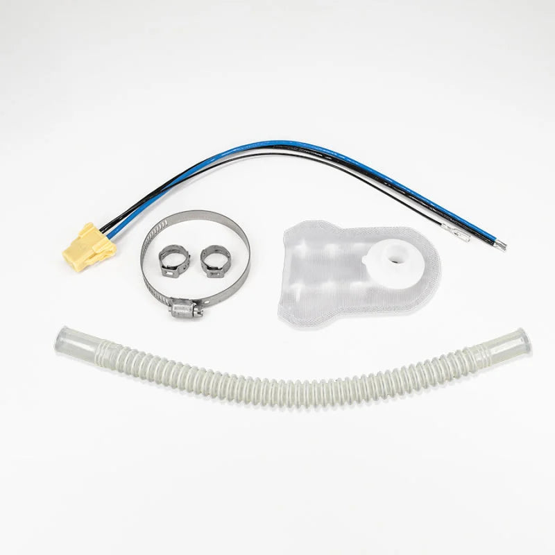 DeatschWerks 92-95 BMW E36 325i 415lph In-Tank Fuel Pump w/ 9-1052 Install Kit - Side View